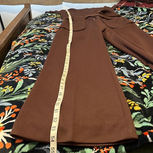 Groovy Mr Brownstone polyester jumpsuit. - Picture 15 of 15